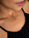 COLAR ALGEMA - BANHADO A OURO