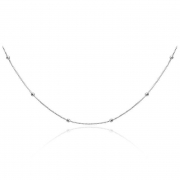 COLAR CHOKER BOLINHAS - RÓDIO BRANCO