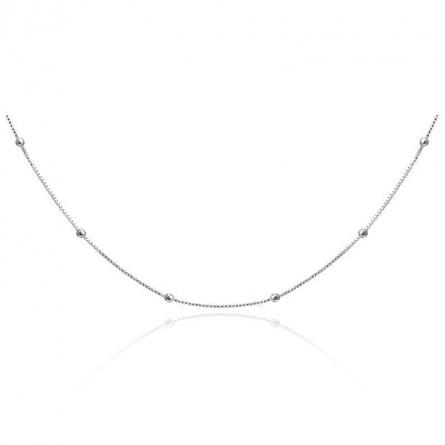 COLAR CHOKER BOLINHAS - RÓDIO BRANCO