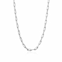 COLAR CHOKER ELOS COMPRIDOS 30CM - RÓDIO BRANCO