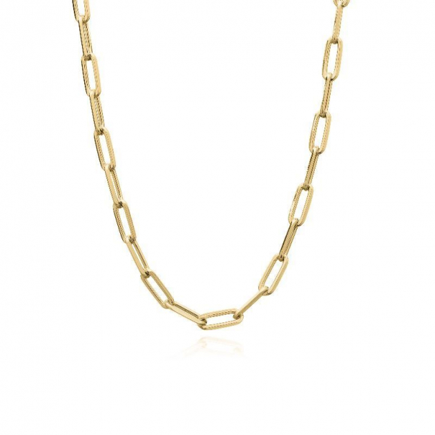 COLAR CHOKER ELOS COMPRIDOS 35CM - OURO