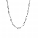 COLAR CHOKER ELOS COMPRIDOS 35CM - RÓDIO BRANCO