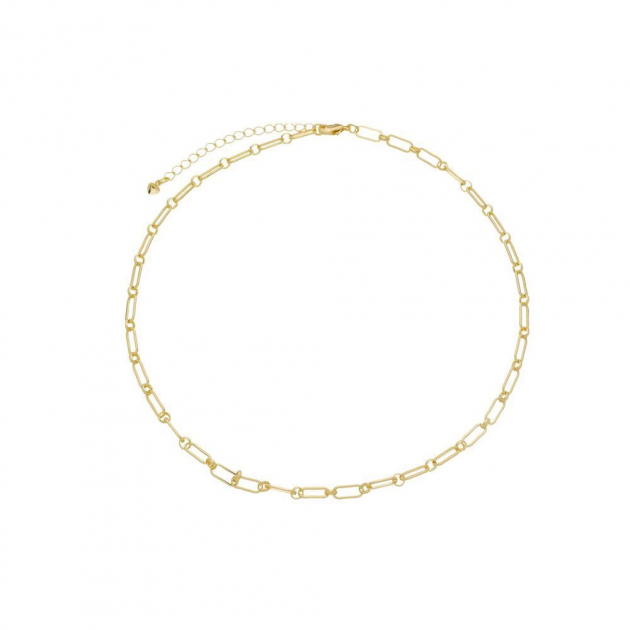 COLAR CHOKER ELOS FINOS - BANHADO A OURO