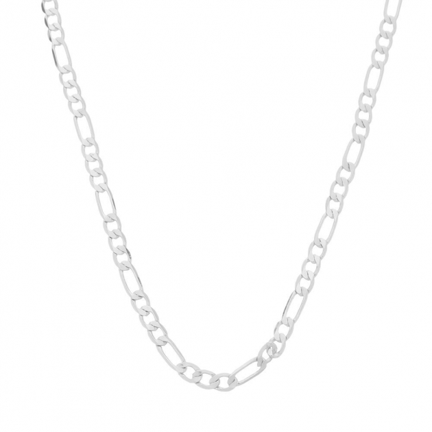 COLAR CHOKER MALHA 3X1 - BANHADO A RODIO BRANCO