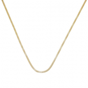 COLAR CHOKER MALHA OCA - BANHADO A OURO