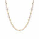 COLAR CHOKER RIVIERA CRISTAL - OURO