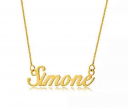 COLAR DE NOME PERSONALIZADO - OURO